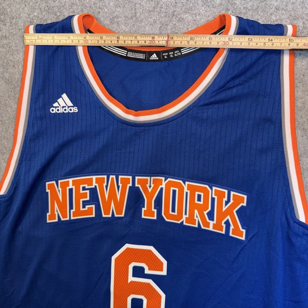 Adidas Kristaps Porzingis New York‎ Knicks Jersey XL Blue Swingman Polyester